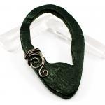 Gunmetal Swirly Ear Cuff