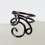 Gunmetal Mini Swirl Ear Cuf..