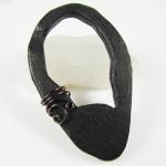 Gunmetal Mini Swirl Ear Cuf..