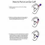 Gunmetal Mini Swirl Ear Cuf..