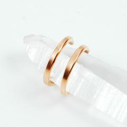 Copper Double Band Ear Cuff